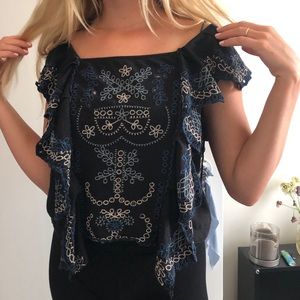 Unique free people shirt